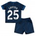 Chelsea Moises Caicedo #25 Barnkläder Borta matchtröja till baby 2023-24 Kortärmad (+ Korta byxor) Billigt